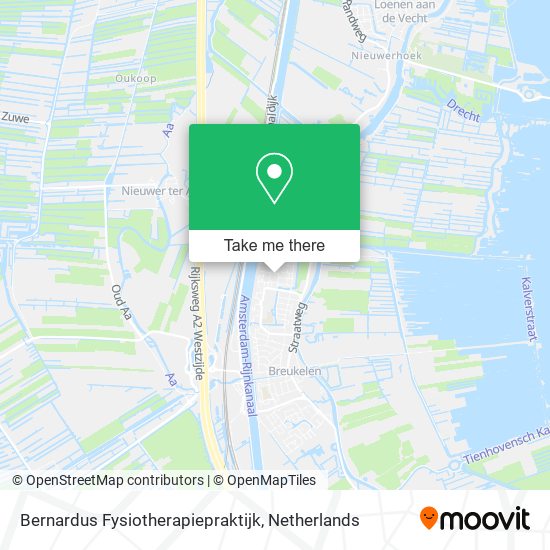 Bernardus Fysiotherapiepraktijk map