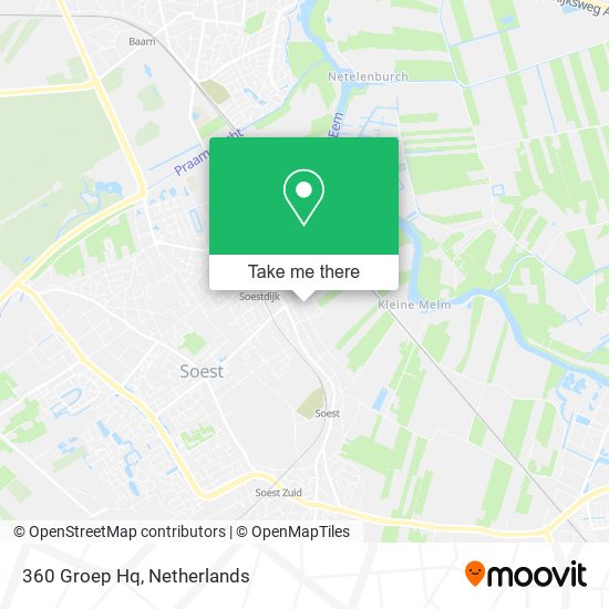 360 Groep Hq map