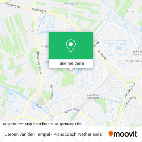 Jeroen van den Tempel - Pianocoach map