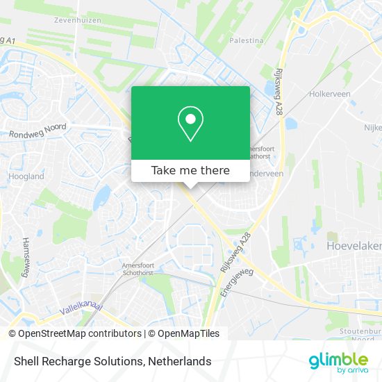 Shell Recharge Solutions map