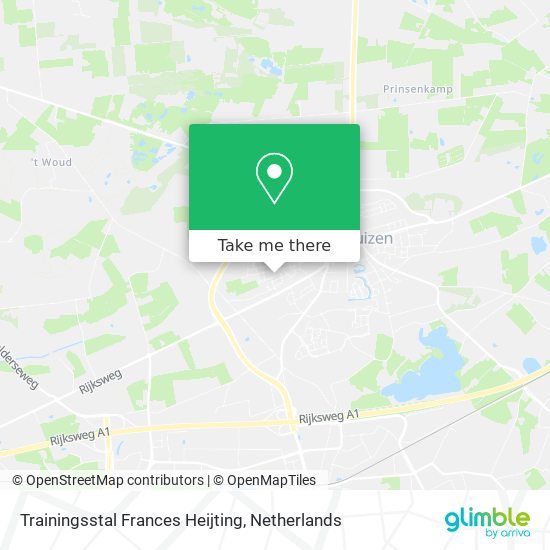 Trainingsstal Frances Heijting map