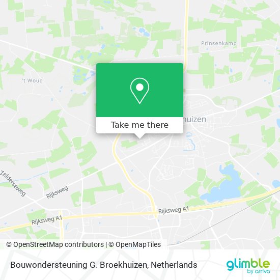 Bouwondersteuning G. Broekhuizen Karte