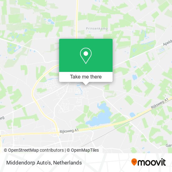 Middendorp Auto's map