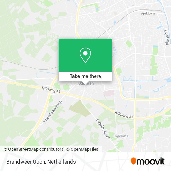 Brandweer Ugch map