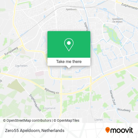 Zero55 Apeldoorn map