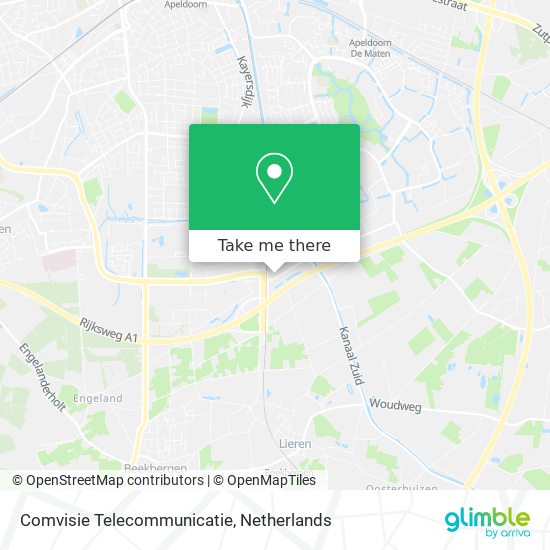 Comvisie Telecommunicatie map