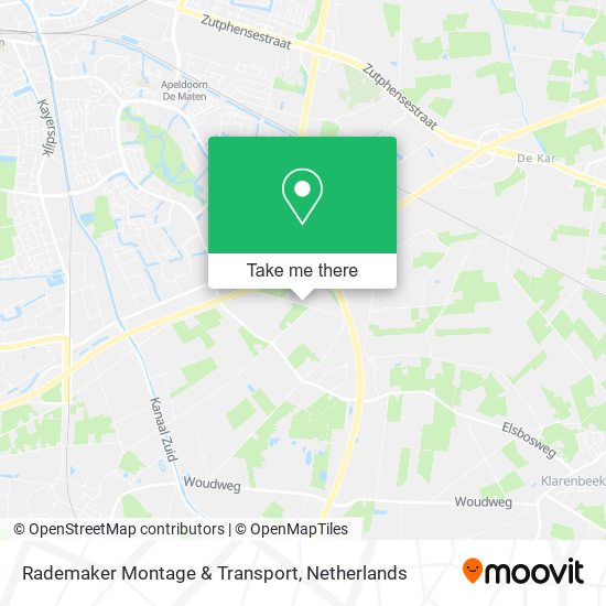 Rademaker Montage & Transport Karte