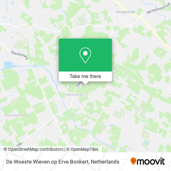 De Woeste Wieven op Erve Bonkert map