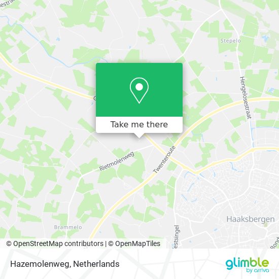 Hazemolenweg Karte