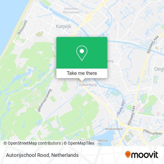 Autorijschool Rood map