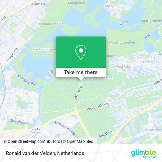 Ronald van der Velden map