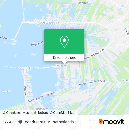 W.A.J. Pijl Loosdrecht B.V. map