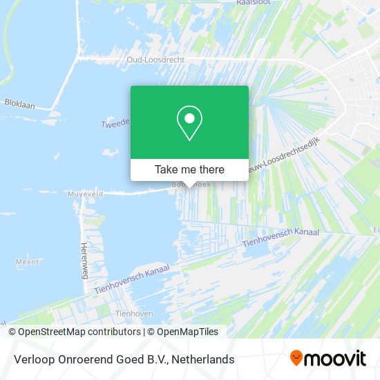 Verloop Onroerend Goed B.V. map