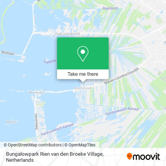 Bungalowpark Rien van den Broeke Village map