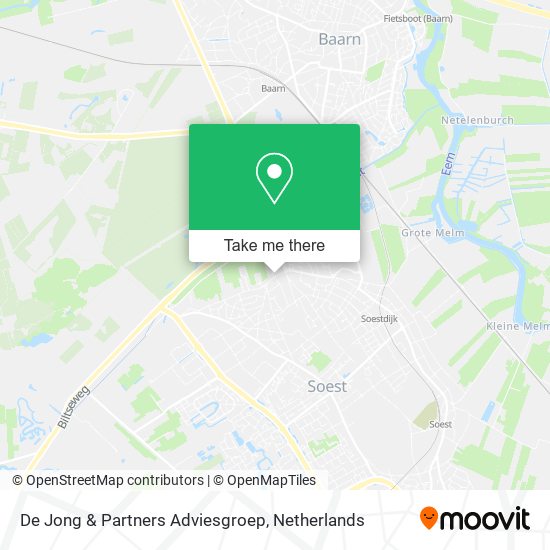 De Jong & Partners Adviesgroep map