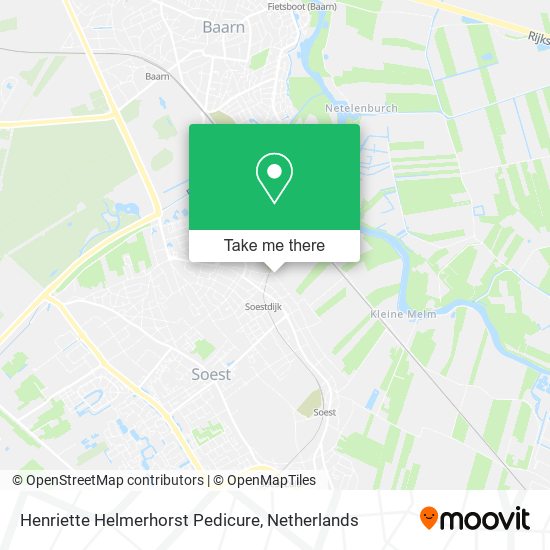 Henriette Helmerhorst Pedicure map