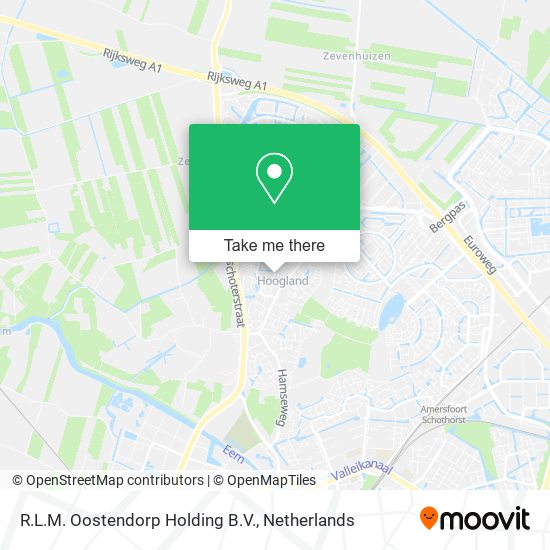 R.L.M. Oostendorp Holding B.V. map