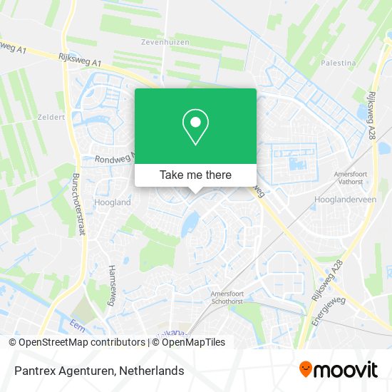 Pantrex Agenturen map