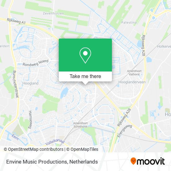 Envine Music Productions map