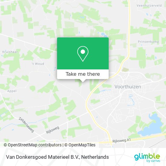 Van Donkersgoed Materieel B.V. map