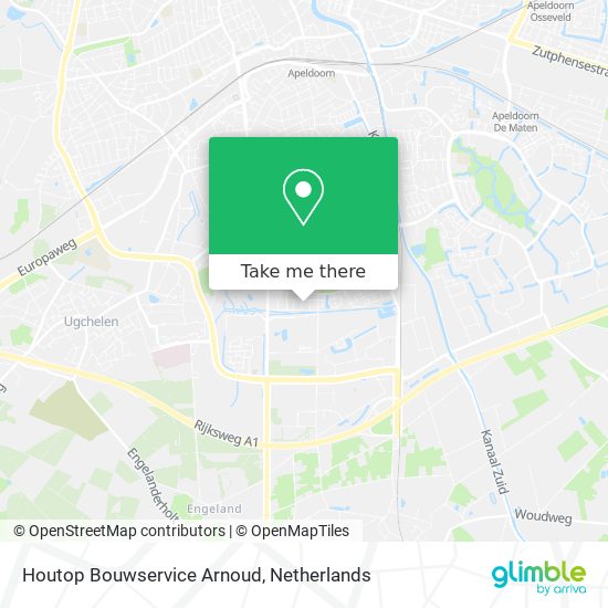 Houtop Bouwservice Arnoud map