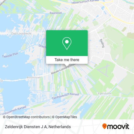Zeldenrijk Diensten J A map