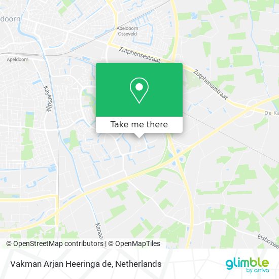 Vakman Arjan Heeringa de map