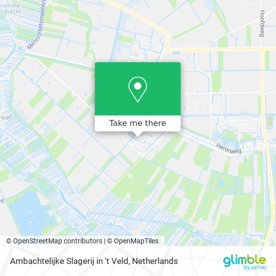 Ambachtelijke Slagerij in 't Veld map