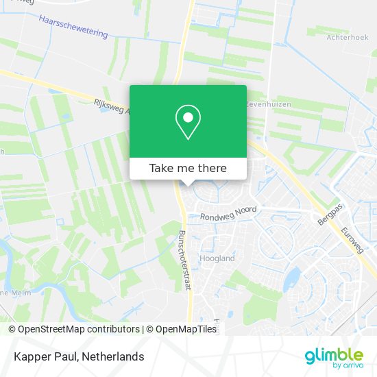 Kapper Paul map