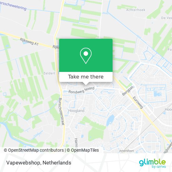 Vapewebshop map