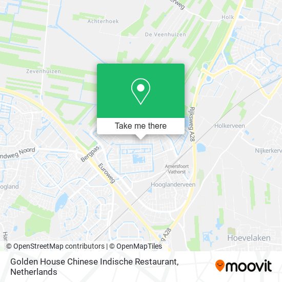 Golden House Chinese Indische Restaurant map