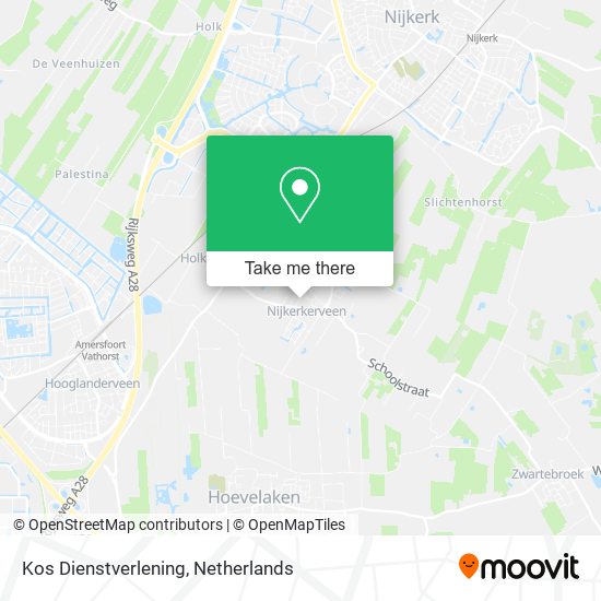 Kos Dienstverlening map