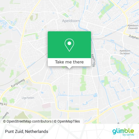 Punt Zuid map