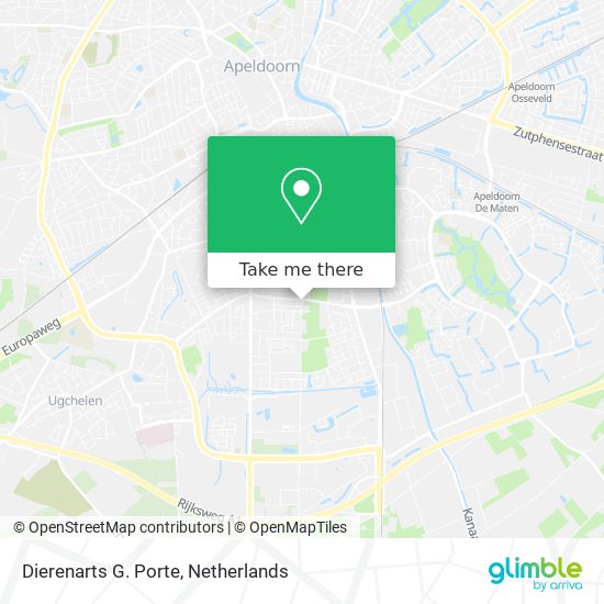 Dierenarts G. Porte map