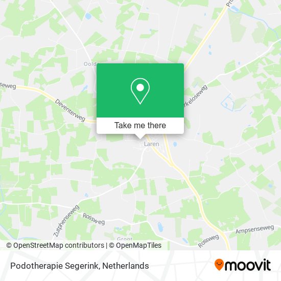 Podotherapie Segerink map