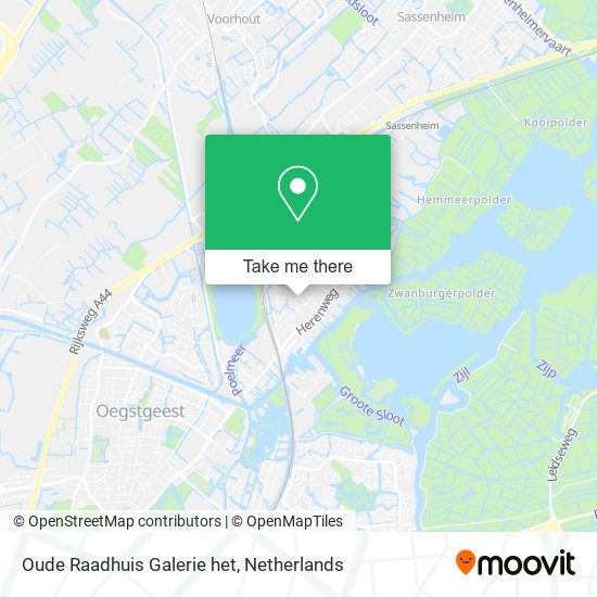 Oude Raadhuis Galerie het map