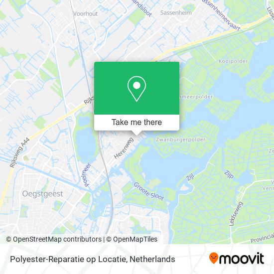 Polyester-Reparatie op Locatie Karte