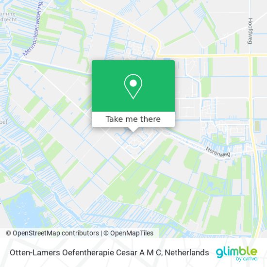 Otten-Lamers Oefentherapie Cesar A M C map