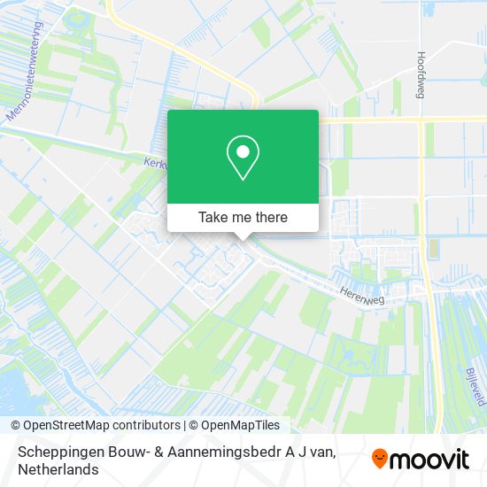 Scheppingen Bouw- & Aannemingsbedr A J van map