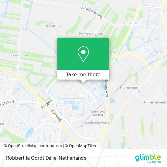 Robbert la Gordt Dillie map