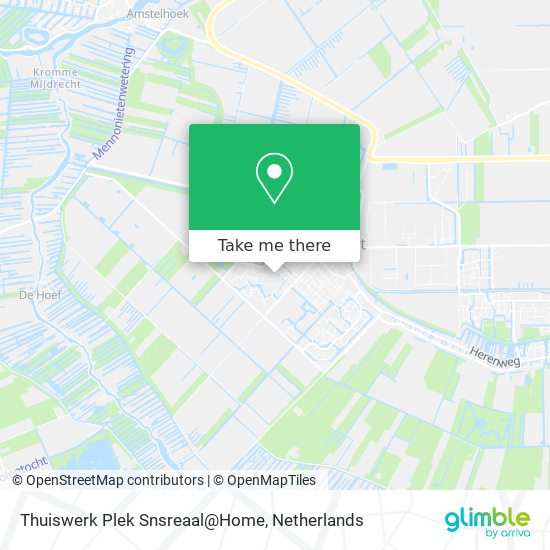 Thuiswerk Plek Snsreaal@Home map