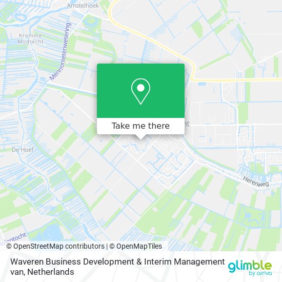 Waveren Business Development & Interim Management van map