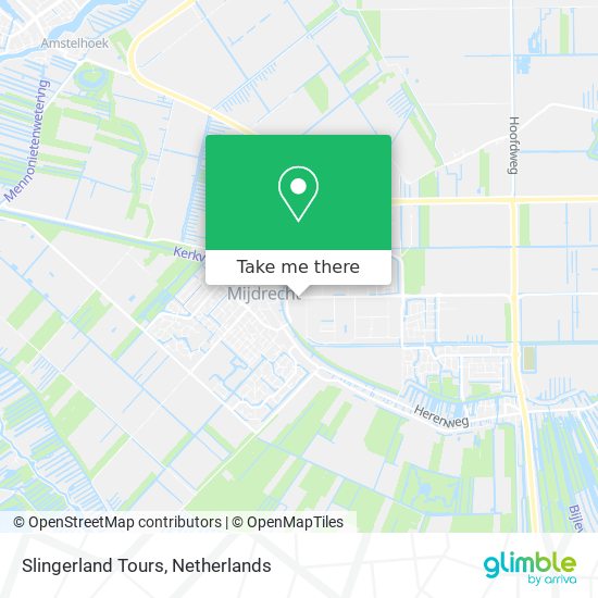 Slingerland Tours map