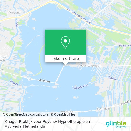 Krieger Praktijk voor Psycho- Hypnotherapie en Ayurveda Karte