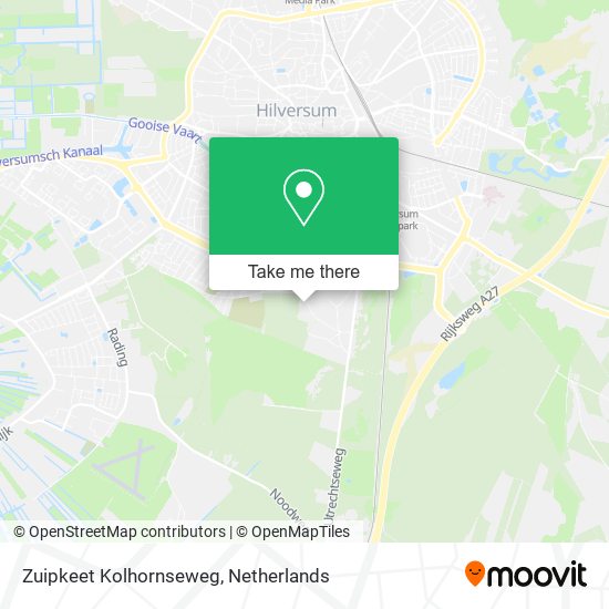 Zuipkeet Kolhornseweg map