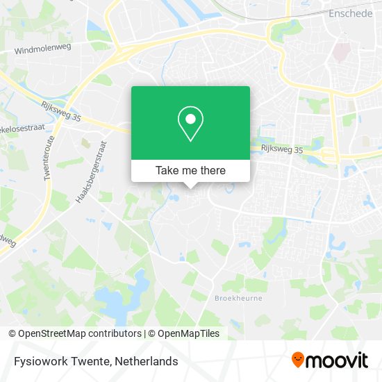 Fysiowork Twente map