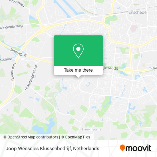 Joop Weessies Klussenbedrijf map