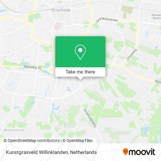 Kunstgrasveld Willinklanden Karte