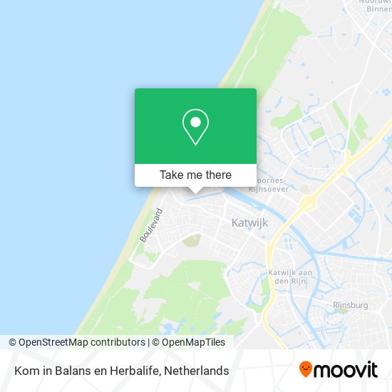 Kom in Balans en Herbalife map