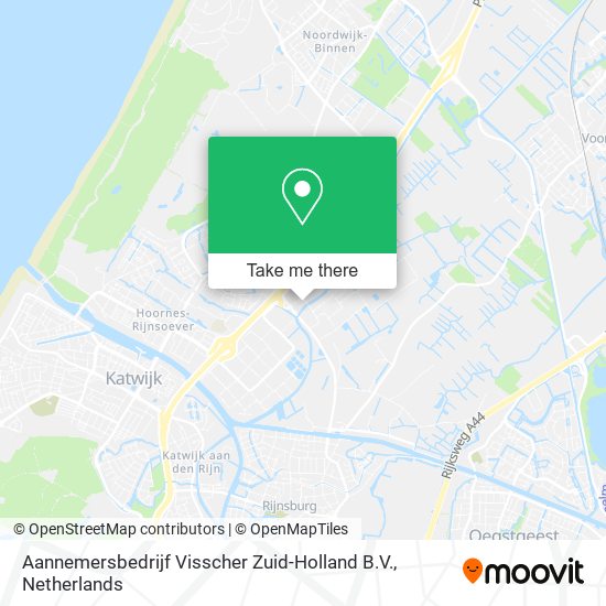 Aannemersbedrijf Visscher Zuid-Holland B.V. map